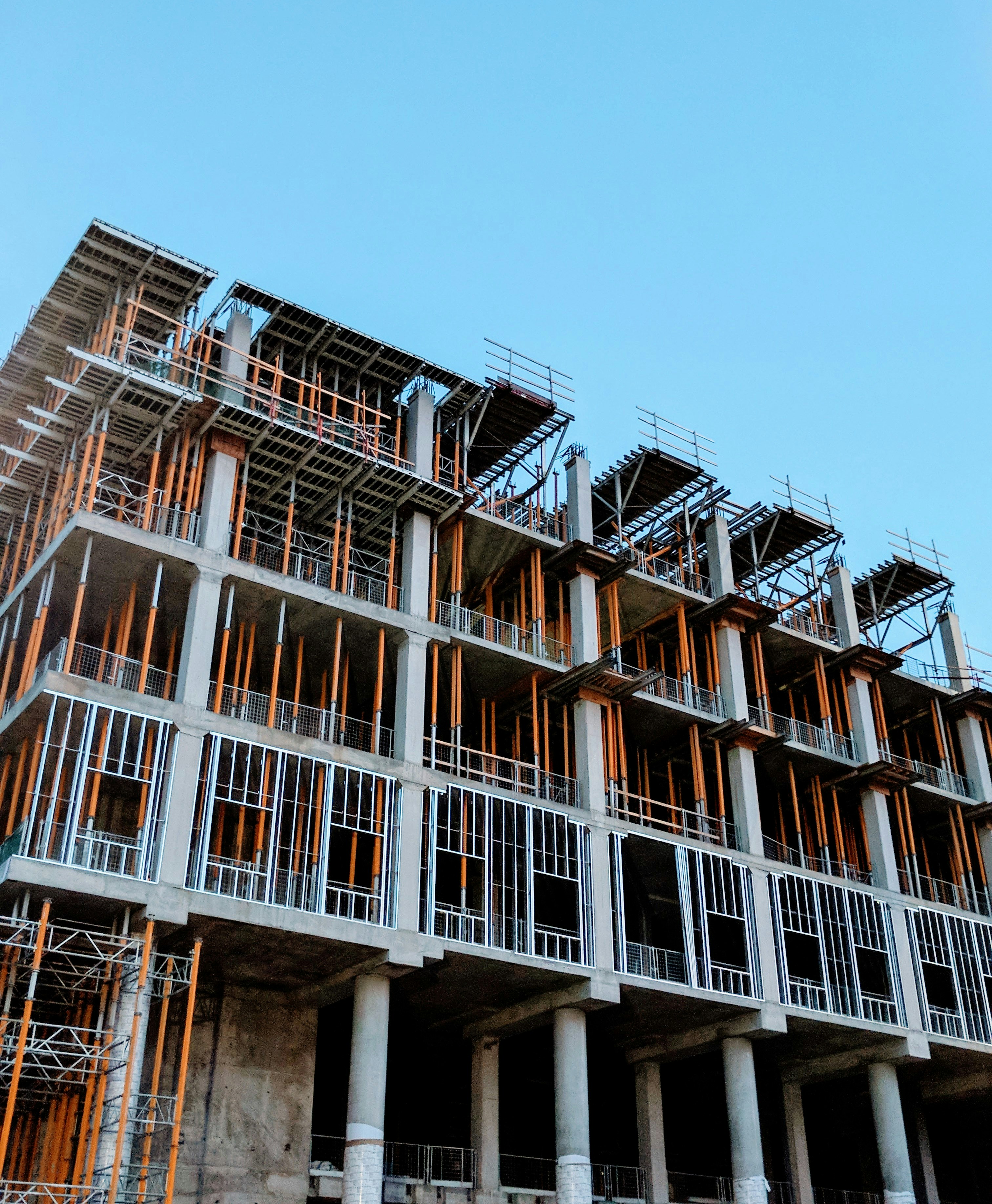 New construction development site